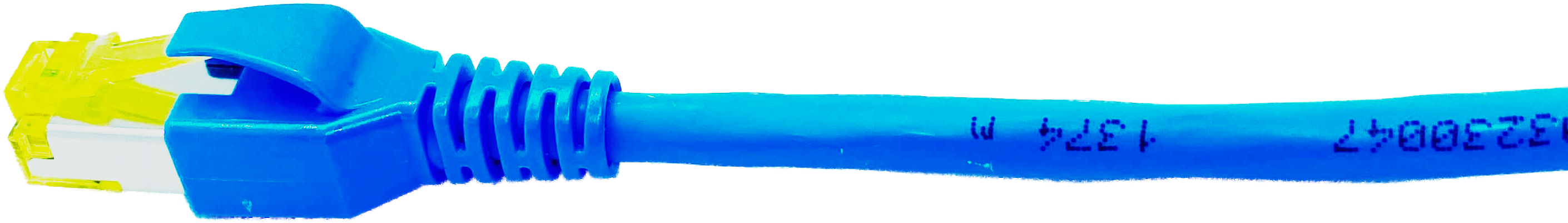 Kupferpatchkabel Cat.6A FlexBoot  01,00m blau