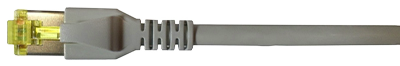 Kupferpatchkabel Cat.6A FlexBoot 05,00m grau