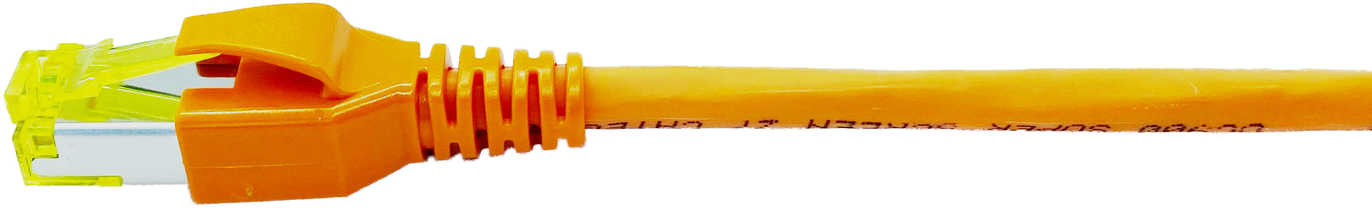 Kupferpatchkabel Cat.6A FlexBoot  00,50m orange