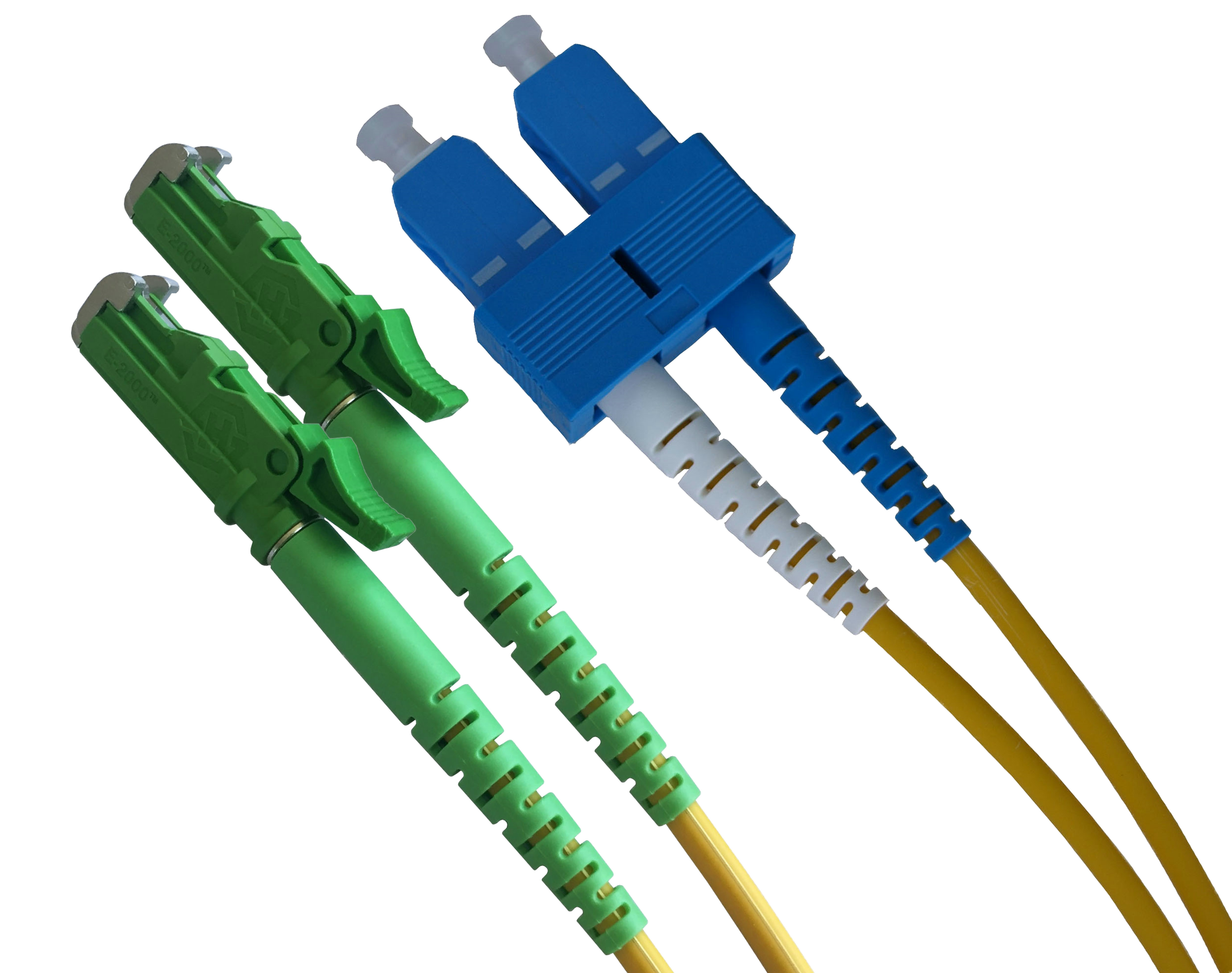 LWL Patchkabel E2000APC8°/SCdx E9 15,00 m