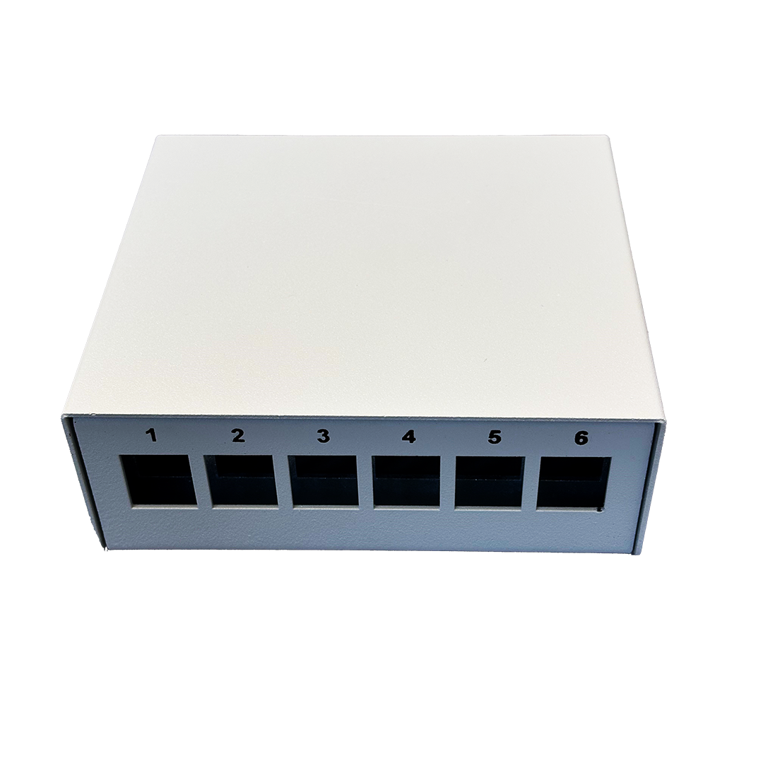 iv.sys AP oder Hutschiene Verteilerbox 6 Port