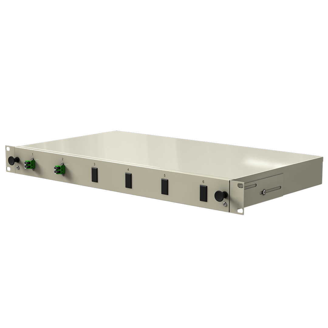 LWL Spleißbox Novuslan 2xLCdx E9 APC 8°