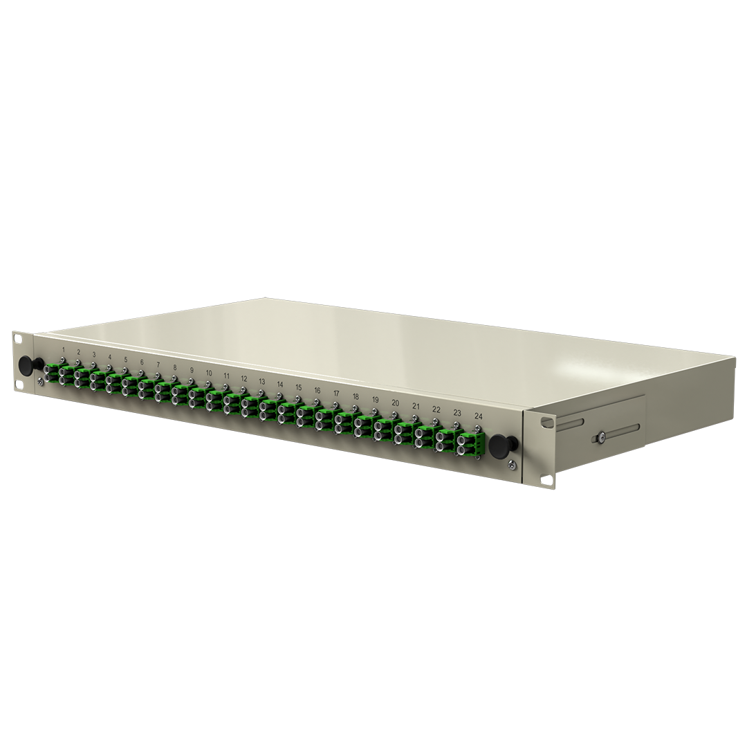 LWL Spleißbox Novuslan 24xLCdx Shutter E9 APC8°