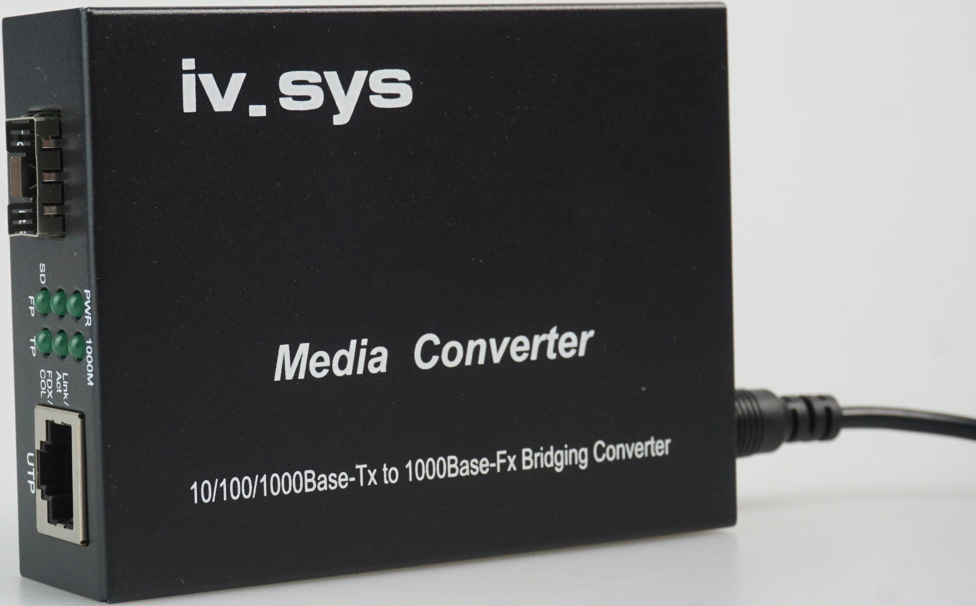 Media Converter RJ45 to 1xSFP 1Gbit inkl. Netzteil