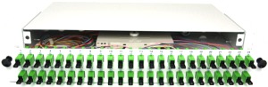 LWL Spleißbox Novuslan 48xE2000 E9 APC8° 2HE